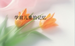 学前儿童记忆有何特点与培养方法？