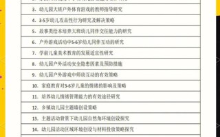 幼儿园课程概论选择题考点有哪些？