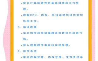 计算机科学与技术专业课程有哪些？