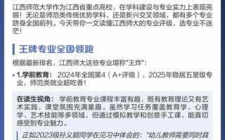 江西师范大学学前教育专业有何特色？