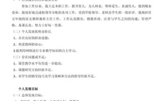 职业发展规划心得新教师