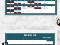 如何用excel制作课程表