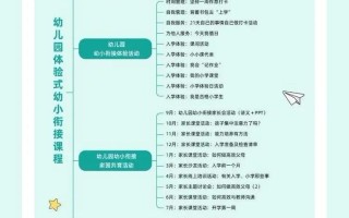 中班幼小衔接课程内容该如何设计？