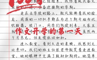 开学前一天，400字作文该写什么？