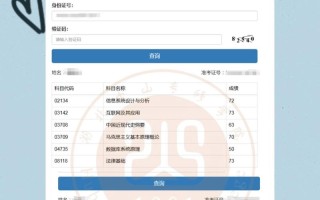 成人自学考试成绩查询