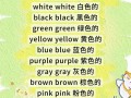 儿童英语启蒙课程颜色
