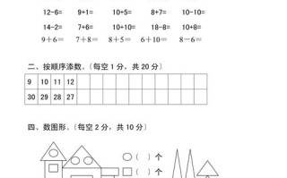学前班数学下学期试卷考哪些重点？