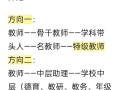 老师这个职业的发展方向