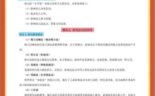 学前教育考试复习资料有哪些重点？