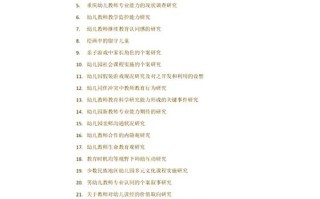 学前儿童毕业论文选题如何确定？