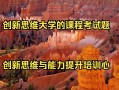 创新思维与领导决策课程考试考什么？