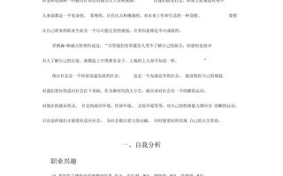 职业发展规划小结要写哪些核心内容？