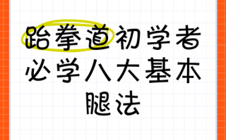 跆拳道自学视频能学会吗？