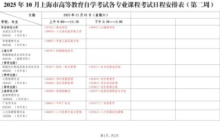 自考时间何时安排？