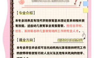 为何选择学前教育专业？