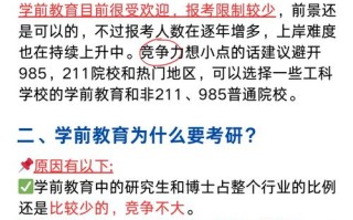 学前教育研究生班招生有何新变化？