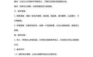 学前教育科学教育教案