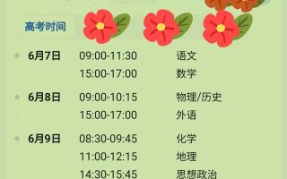 安徽自学考试考试时间