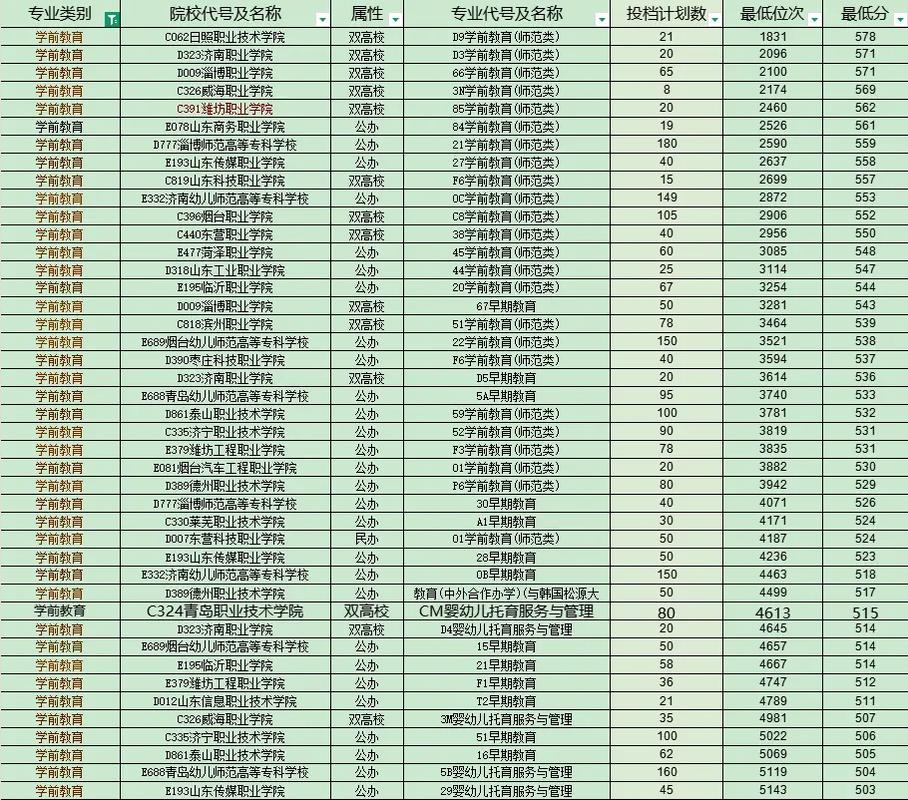 山东管理学院学前教育分数线多少？-第3张图片-指南针培训网