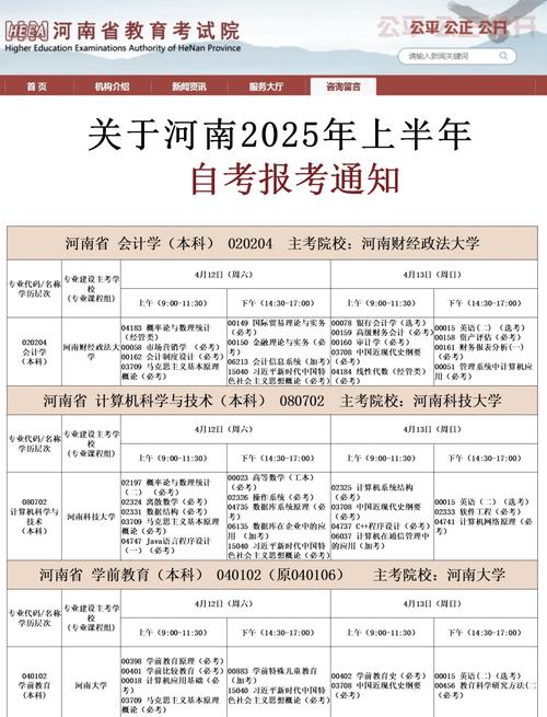 2025自考4月考试时间几月几日?-第2张图片-指南针培训网 2025自考4月考试时间几月几日?-第2张图片-指南针培训网