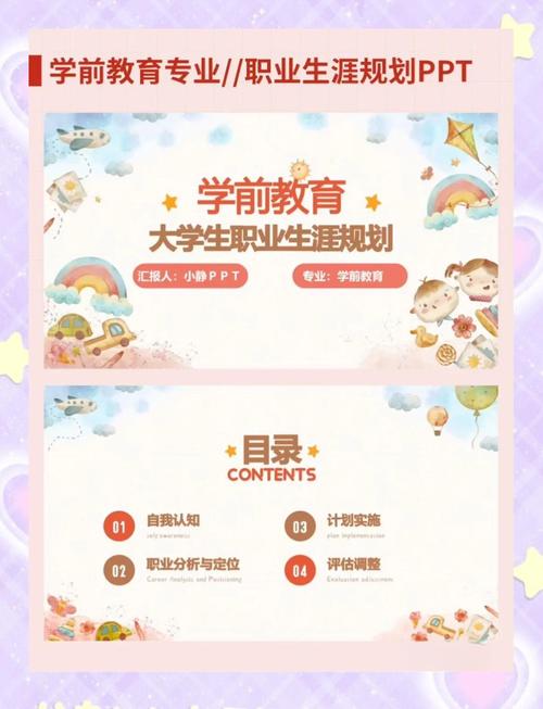 学前教育的职业发展ppt模板-第2张图片-指南针培训网 学前教育的职业发展ppt模板-第2张图片-指南针培训网