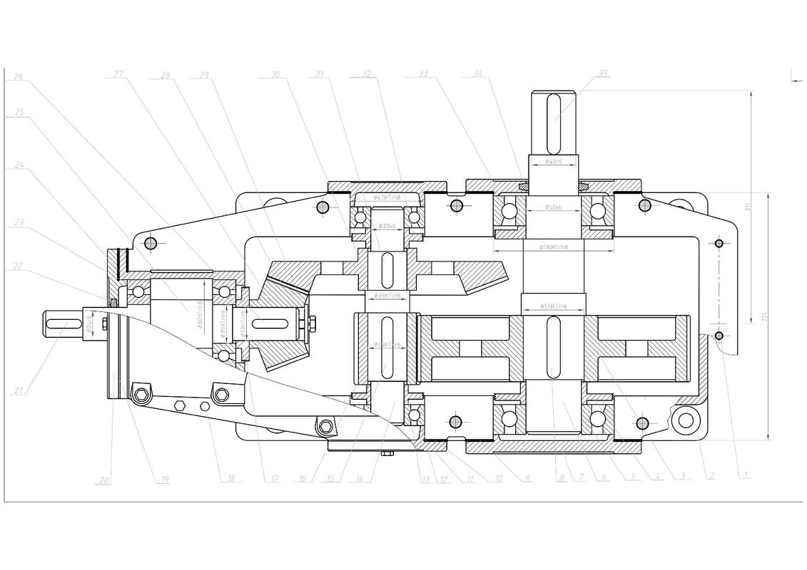 圆锥圆柱齿轮减速器课程设计-第1张图片-指南针培训网