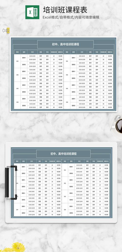 如何用excel制作课程表-第2张图片-指南针培训网