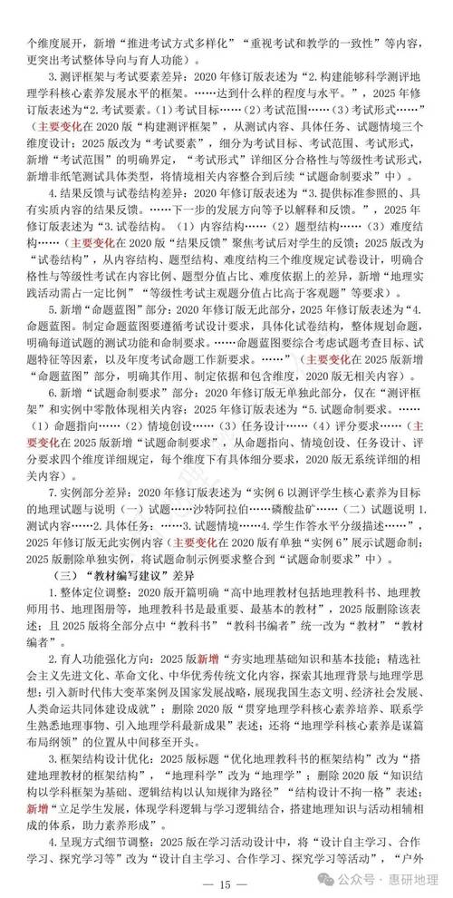 高中地理课标2025有何核心变化？-第1张图片-指南针培训网