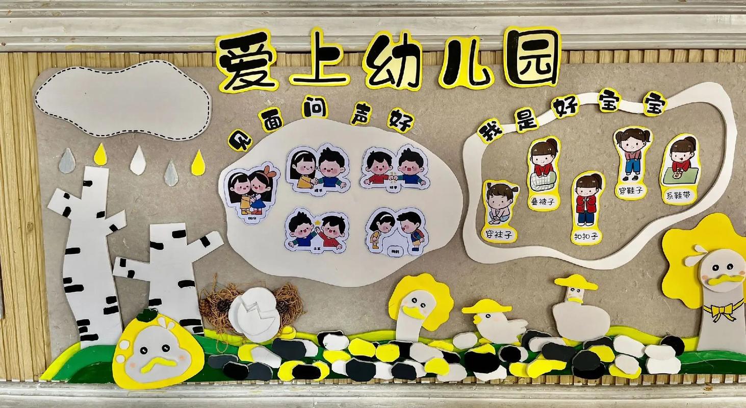 学前班墙面布置如何设计更出彩？-第3张图片-指南针培训网