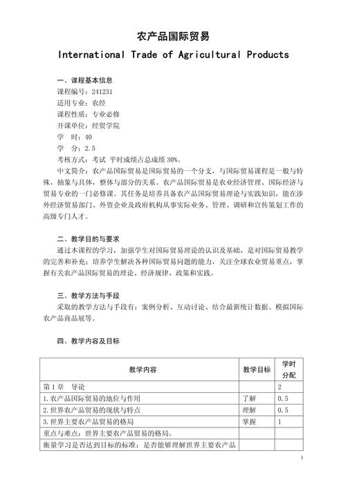 国际贸易专业课程有哪些？-第3张图片-指南针培训网