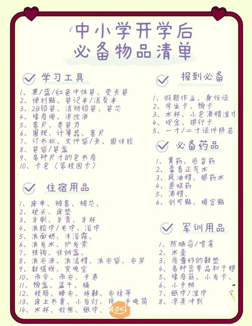 上小学前的准备什么东西-第2张图片-指南针培训网 上小学前的准备什么东西-第2张图片-指南针培训网