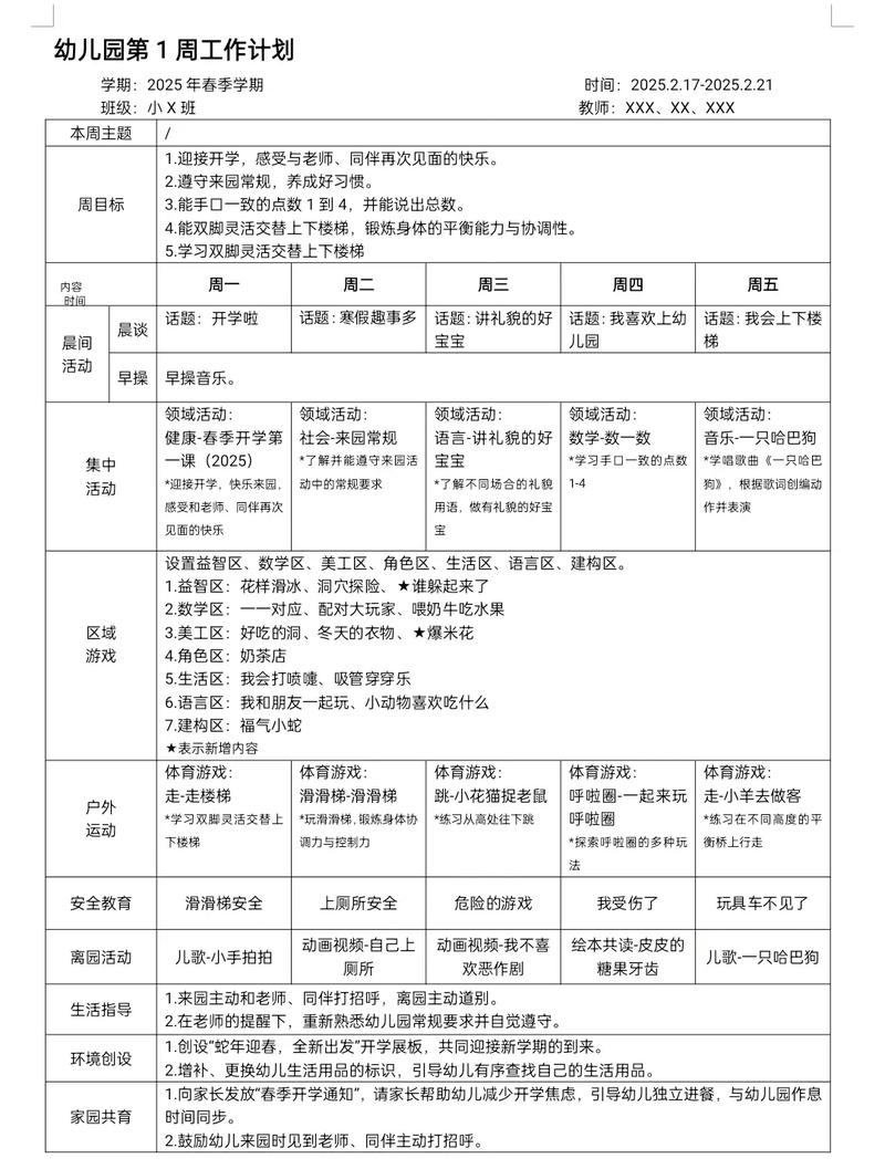 2025学前班教学计划如何科学制定？-第1张图片-指南针培训网