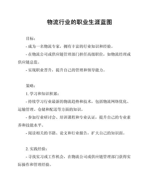 物流管理的职业发展规划-第2张图片-指南针培训网