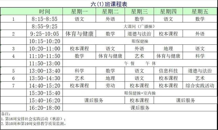 上海公立小学课程时间怎么安排？-第2张图片-指南针培训网