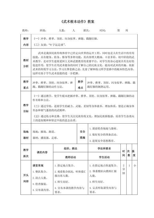 幼儿园学前班武术教案如何设计？-第2张图片-指南针培训网