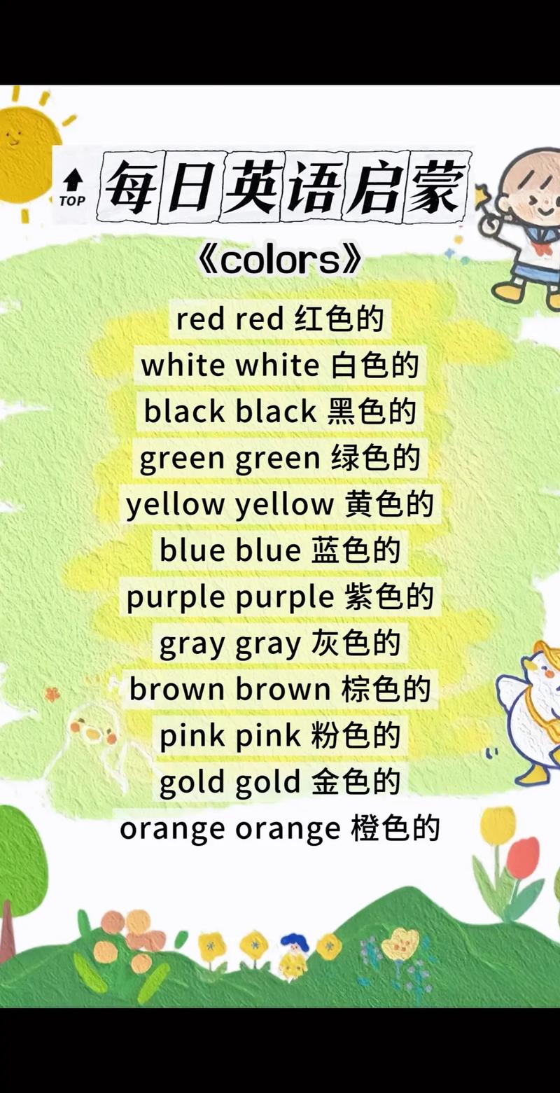 儿童英语启蒙课程颜色-第1张图片-指南针培训网 儿童英语启蒙课程颜色-第1张图片-指南针培训网