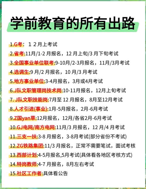 学前教育可考公务员吗-第2张图片-指南针培训网