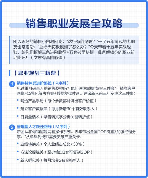 销售职业发展方向怎么写？-第1张图片-指南针培训网