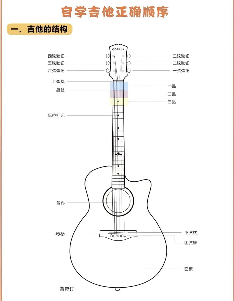 吉他自学入门基础教程-第1张图片-指南针培训网