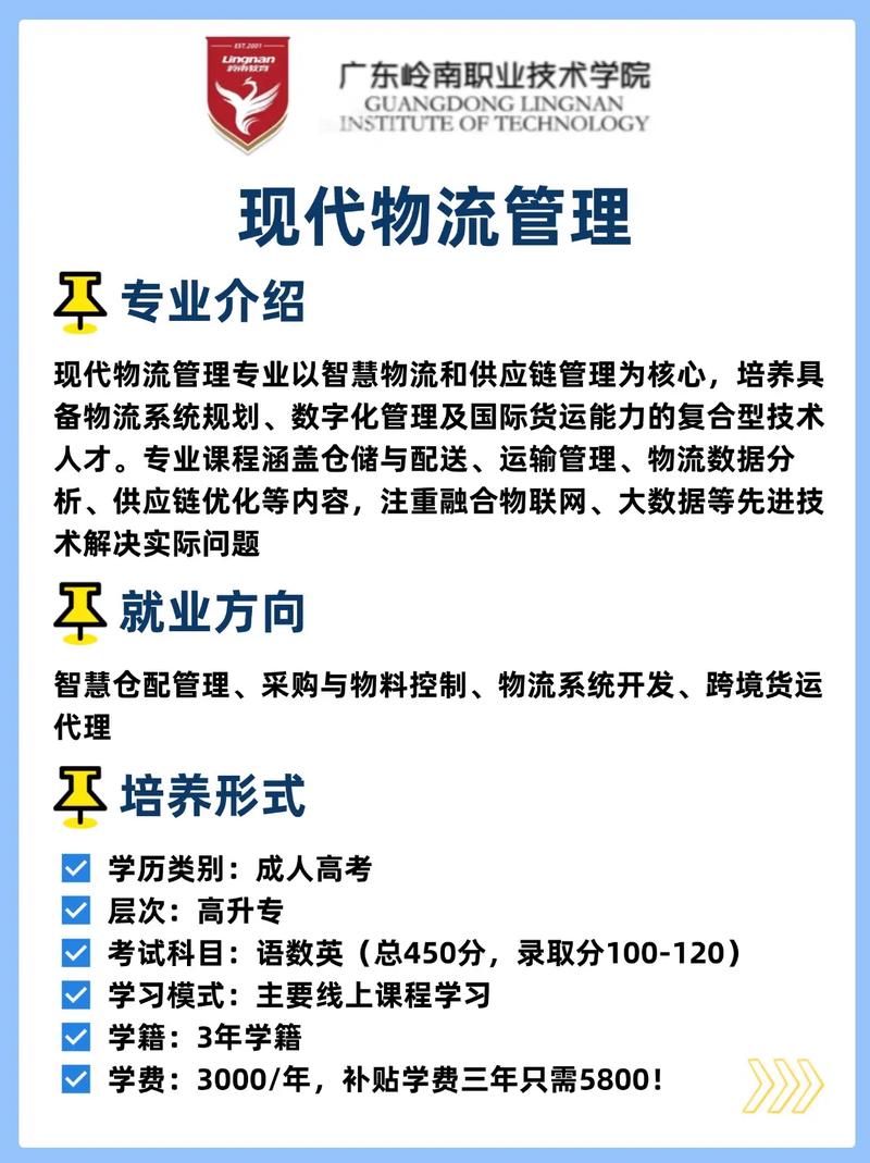 大专物流管理专业课程有哪些核心内容？-第2张图片-指南针培训网