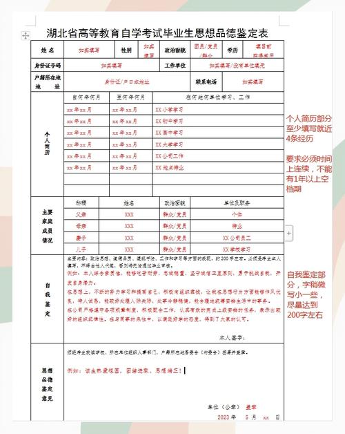 自学考试毕业单位鉴定怎么写？-第2张图片-指南针培训网