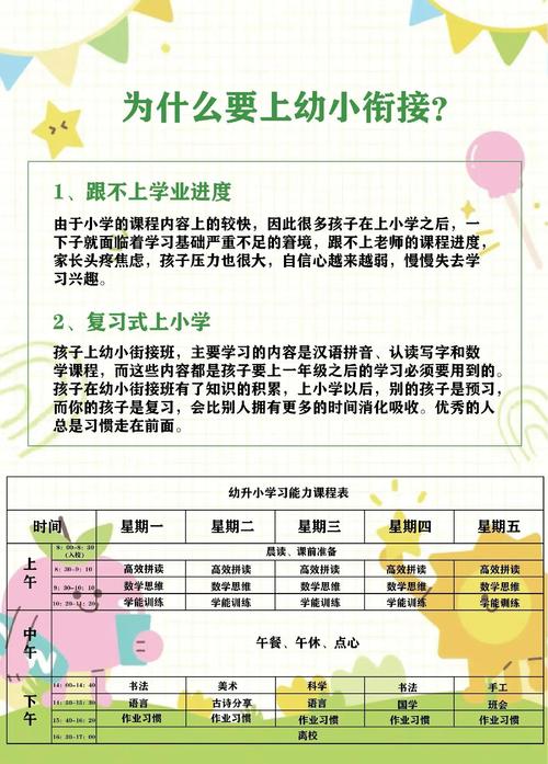 幼小衔接课程有哪些？-第2张图片-指南针培训网