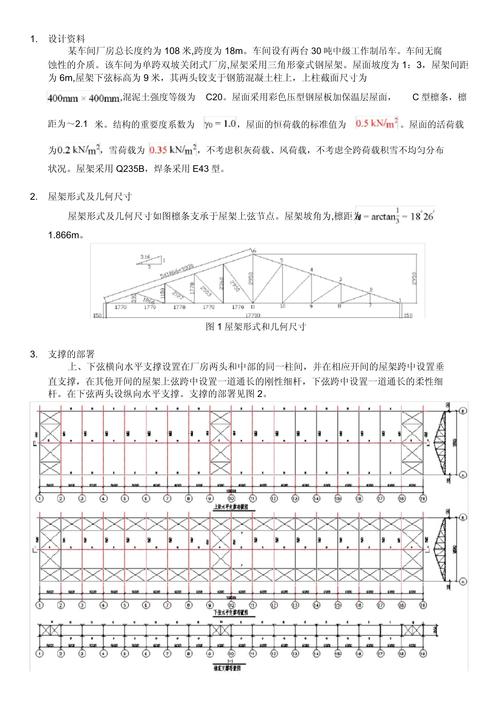 24m钢屋架课程设计如何计算？-第3张图片-指南针培训网