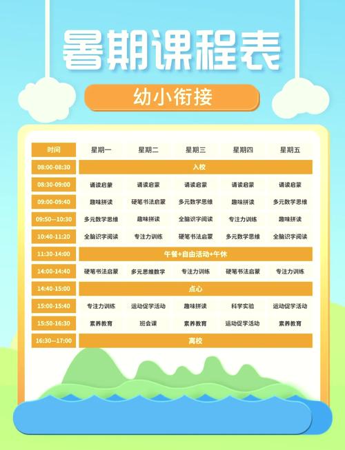 幼儿园暑假班课程安排里都有哪些好玩的活动？-第1张图片-指南针培训网