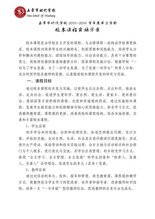 高中校本课程开发案例有哪些典型经验？-第1张图片-指南针培训网