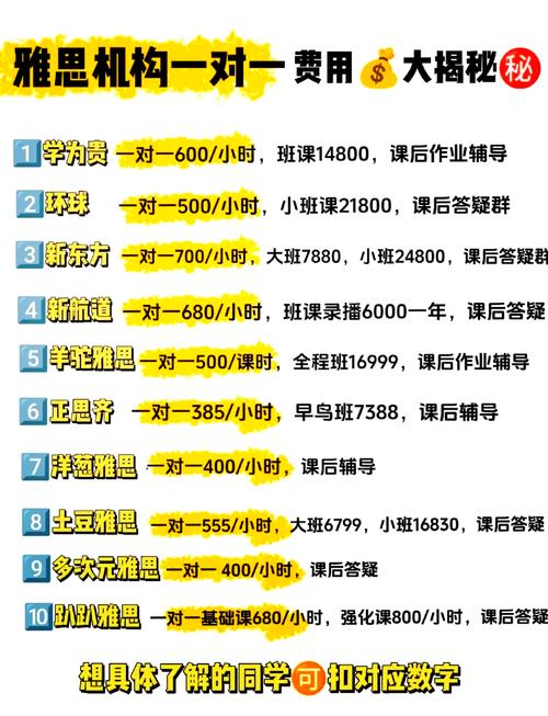 1对1雅思课程价格多少？-第1张图片-指南针培训网