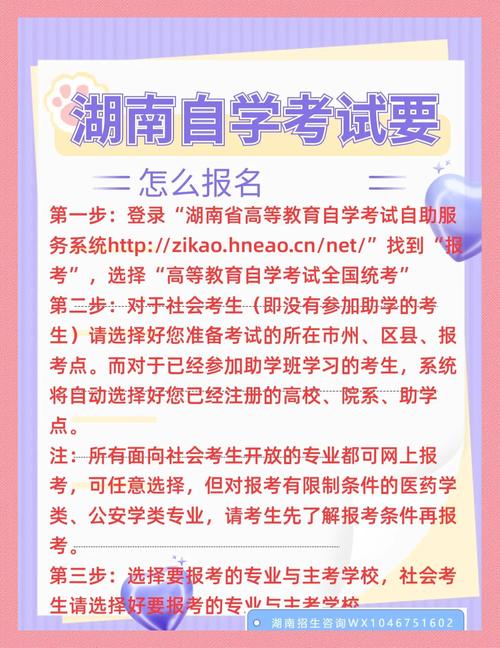 湖南自学考试自助服务-第2张图片-指南针培训网