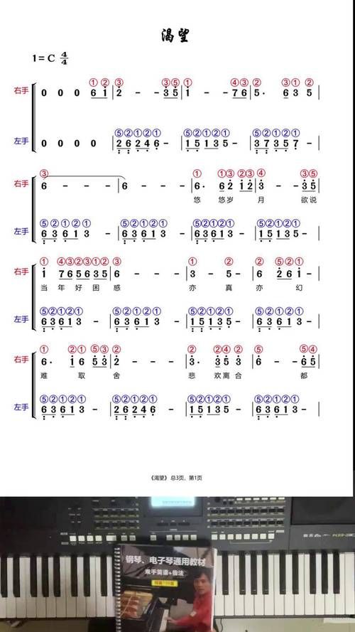 钢琴入门自学简谱，零基础怎么学？-第3张图片-指南针培训网