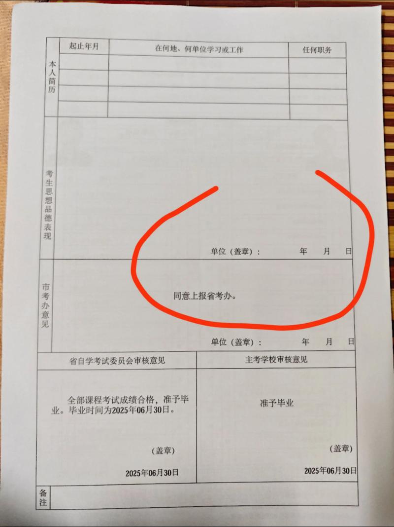 自学考试毕业生登记表如何填写？-第1张图片-指南针培训网