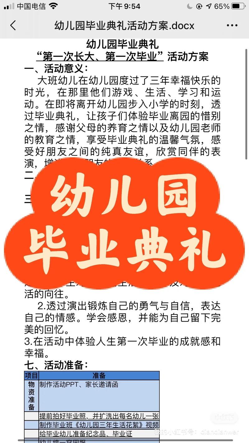 幼儿园学前班毕业方案如何制定？-第1张图片-指南针培训网